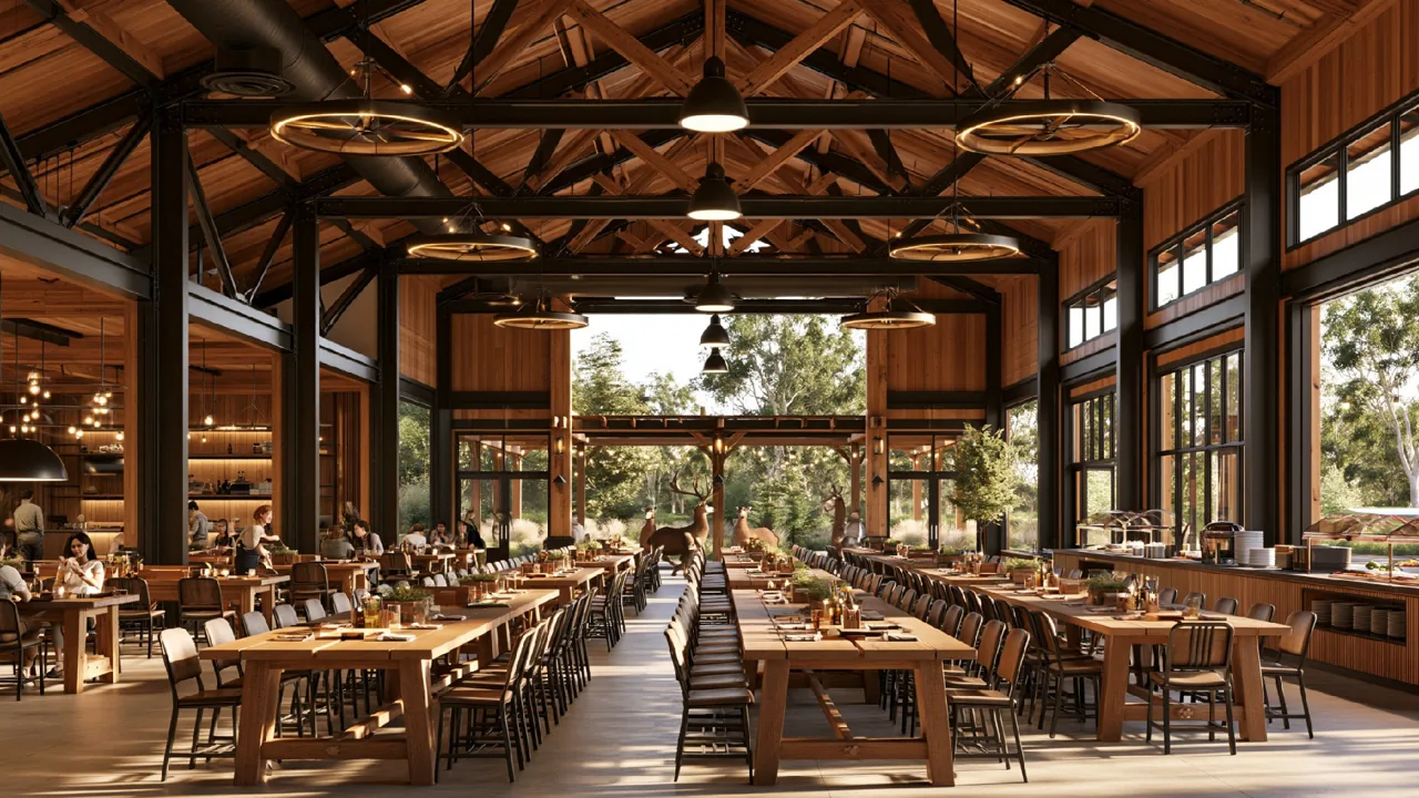 Concepto de un comedor comunitario